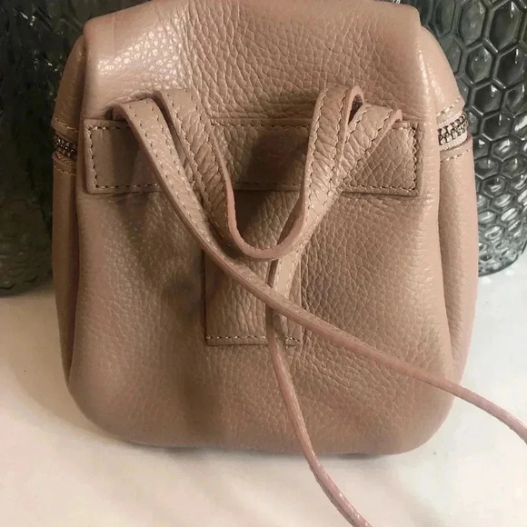Vera Pelle leather blush color crossbody bag - Picture 4 of 6